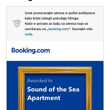 Sound Of The Sea Apartment Ilha Ilha Sveti Stefan Exterior foto